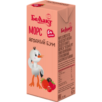 

Морс"БЕЛЛАКТ"(ягодный бум)0.2л