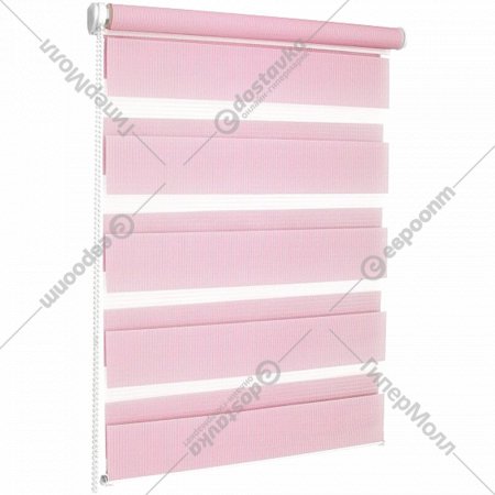 Рулонная штора «Эскар» День-ночь, розовый, 4005050482, 48х170 см