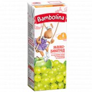 Сок детский «Bambolina» яблочно-виноградный, 200 мл