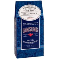 Кофе молотый Compagnia dell'Arabica Пуро арабика, с экстрактом женьшеня, 250 г