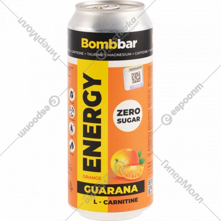 Напиток газированный «Bombbar» Orange, 500 мл