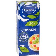 Сливки питьевые «Виола» ультрапастеризованные, 20%, 200 мл