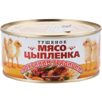 

Конс.мясн."СОХРАНИМ ТРАДИЦИИ" (Цыпл)300г