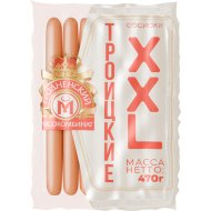 Сосиски «Троицкие XXL» высшего сорта, 470 г