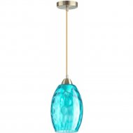 Подвесной светильник «Lumion» Sapphire, Suspentioni LN20 142, 4490/1, античная бронза/голубой
