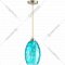 Подвесной светильник «Lumion» Sapphire, Suspentioni LN20 142, 4490/1, античная бронза/голубой