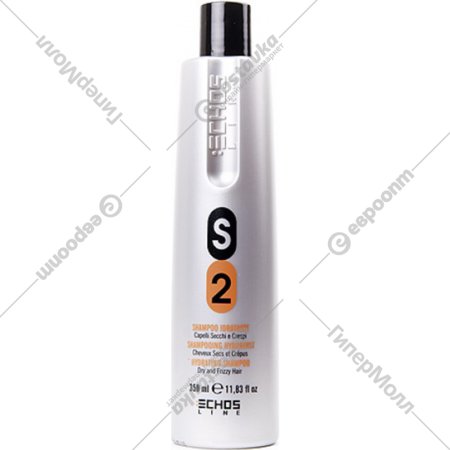 Шампунь для волос «EchosLine» S2 Dry&Frizzy Hair, увлажняющий, 350 мл