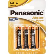 Элемент питания «Panasonic» Alkaline, АА LR6/4BP