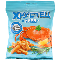 

Сухарь"ХРУСТЕЦ"(вкус краба) 80г