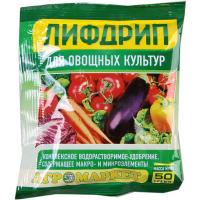 

Удобрение "ЛИФДРИП ДЛЯ ОВОЩНЫХ КУЛЬТ"50г