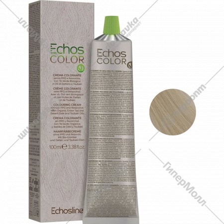 Крем-краска для волос «EchosLine» 10.7 платиновый русый песочный, 100 мл