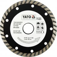Отрезной диск алмазный «Yato» Turbo, 230 мм