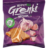 

Гренки"ХРУСТЕЦ"(вкус чеснока) 80г