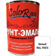 Грунт-эмаль «ColoRay» 3 в 1, белый RAL 9003, 2.7 кг