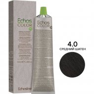 Крем-краска для волос «EchosLine» 4.0 средне-каштановый, 100 мл