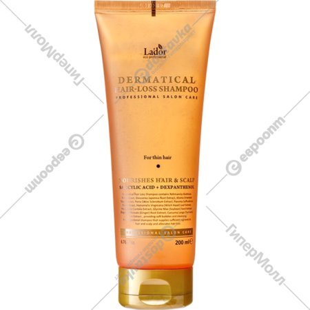 Шампунь для волос «La'dor» Dermatical Hair-Loss Shampoo, For Thin Hair, L4518, 200 мл