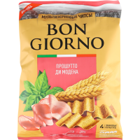 

Чипсы"BON GIORNO"(Прошутто ди модена)70г