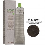 Крем-краска для волос «EchosLine» 6.0 темно-русый ледяной естественный, 100 мл
