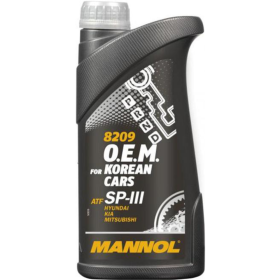 Масло транс­мис­си­он­ное «Mannol» 8209 OEM ATF SP-III METAL, HYUNDAI, KIA, MITSUBISHI, 53160, 1 л