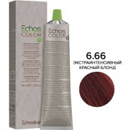 Крем-краска для волос «EchosLine» 6.66 темно-русый интенсивный красный, 100 мл
