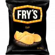 Чипсы из натурального картофеля «Fry’s» вкус Сыр, 70 г