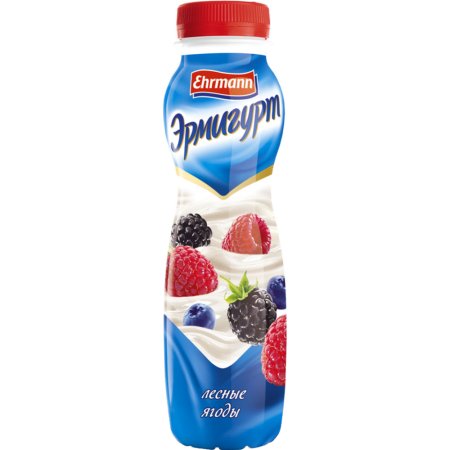 Напиток йогуртный Ehrmann Эрмигурт, лесные ягоды 1.2%, 290 г