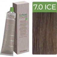 Крем-краска для волос «EchosLine» 7.0 ICE средне-русый ледяной естественный, 100 мл