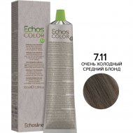 Крем-краска для волос «EchosLine» 7.11 средне-русый ультрахолодный, 100 мл