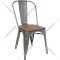 Стул «Stool Group» Tolix, YD-H440B-W YG-15, серебристый