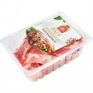 Полуфабрикат из свинины мелкокусковой мясокостный «РАГУ НЕМАНСКОЕ» фасованный, 1 кг