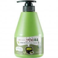 Гель для душа «Welcos» Kwailnara Green Tea Milk Body Cleanser, FFFCBKGM560, 560 мл