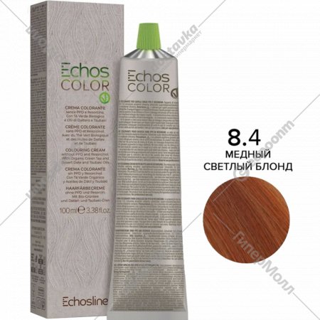 Крем-краска для волос «EchosLine» 8.4 светло-русый медный, 100 мл