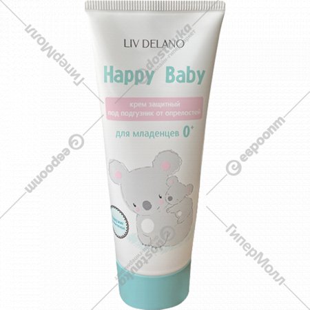 Крем защитный под подгузник «Happy Baby» от опрелостей, для младенцев 0+, 75 г
