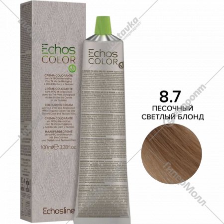 Крем-краска для волос «EchosLine» 8.7 LIGHT светло-русый песочный, 100 мл
