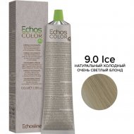 Крем-краска для волос «EchosLine» 9.0 ICE ультрасветлый русый ледяной естественный, 100 мл