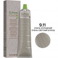 Крем-краска для волос «EchosLine» 9.11 ультрасветлый русый ультрахолодный, 100 мл