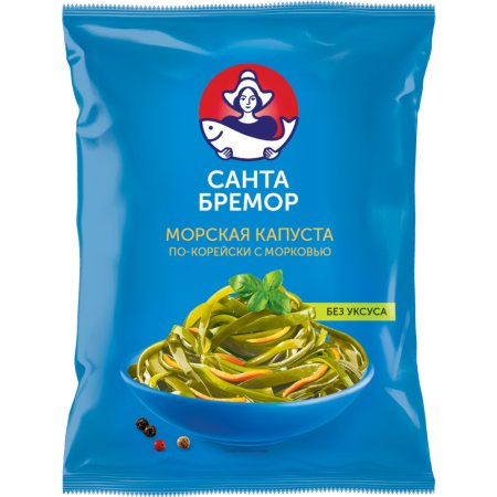 Капуста морская по-корейски с морковью маринованная, 350 г