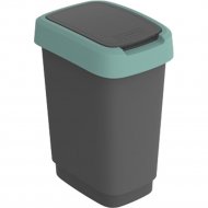 Урна для мусора «Rotho» 1754305092, черный/зеленый, 10л