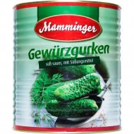Огурцы маринованные «Mamminger» с добавлением уксуса, 100-110 шт, 9.7 кг