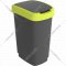 Урна для мусора «Rotho» 1754405070, черный/зеленый, 25л