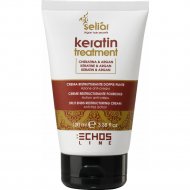 Крем-флюид для волос «EchosLine» Keratin Treatment, с кератином и маслом аргании, 100 мл