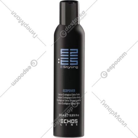 Лак для волос «EchosLine» Ecopower Ecological Extra Strong Lacque, экстра-сильная фиксация, 320 мл