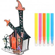 3D пазл «Miniso» Wizard House, с 5 цветными маркерами, 2010285910107