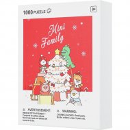Пазл «Miniso» Mini Family, Christmas Tree, 2010372410107, 1000 деталей