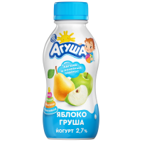 

Йогурт "АГУША" 2.7 % (ябл/груша) 200г