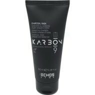 Маска для волос «EchosLine» Charcoal, угольная для страдающих от химических процедур и стресс-факторов, 300 мл