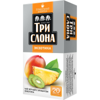 

Чай "ТРИ СЛОНА"(черн,экзотик,20пак)24г