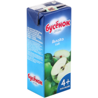 

Сок "БУСЁНОК" (яблоко) 0.2л