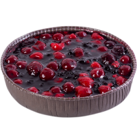 

Торт"ВЕНСКИЙ ПИРОГ"(виш/еж/мал/черн)600г