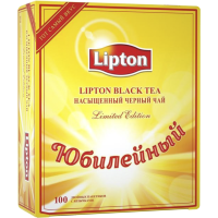 

Чай"LIPTON"(юбил.25л Россия,черн)100x2г